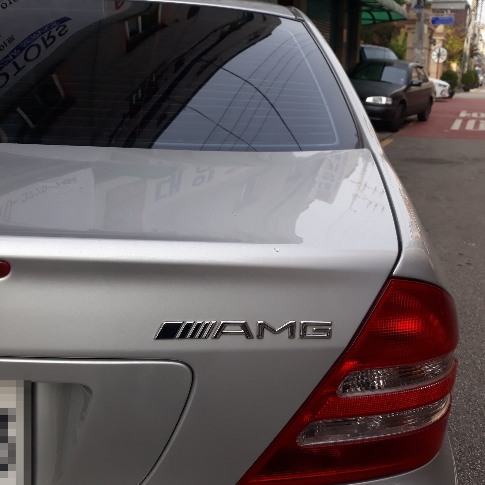 벤츠 C32 AMG 트렁크 AMG 엠블럼