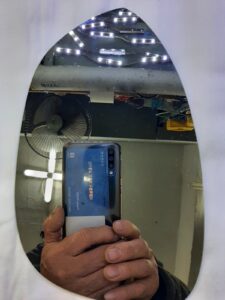 BMW Z4 운전석 사이드미러 R1300 광각미러 교체 후