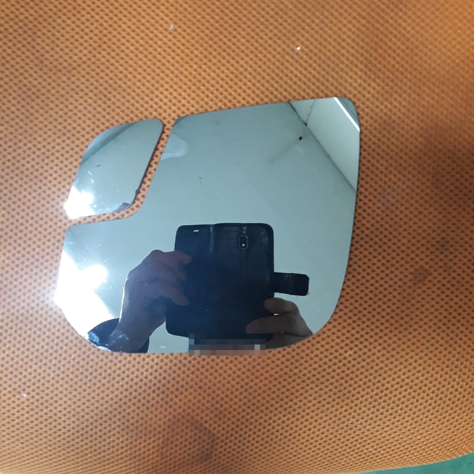 쉐보레 콜로라도 운전석 순정 평면거울과 원거리 보조거울
