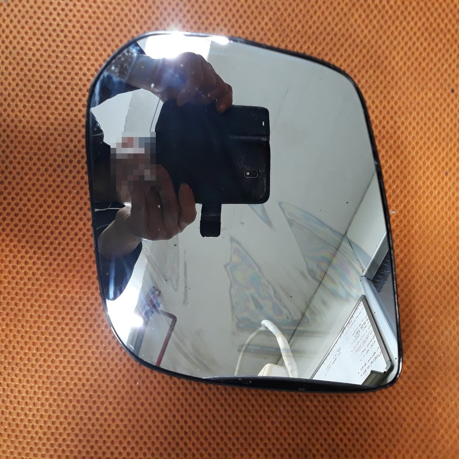 쉐보레 콜로라도 운전석 R1300 광시야각 한 장 유리 작업 후
